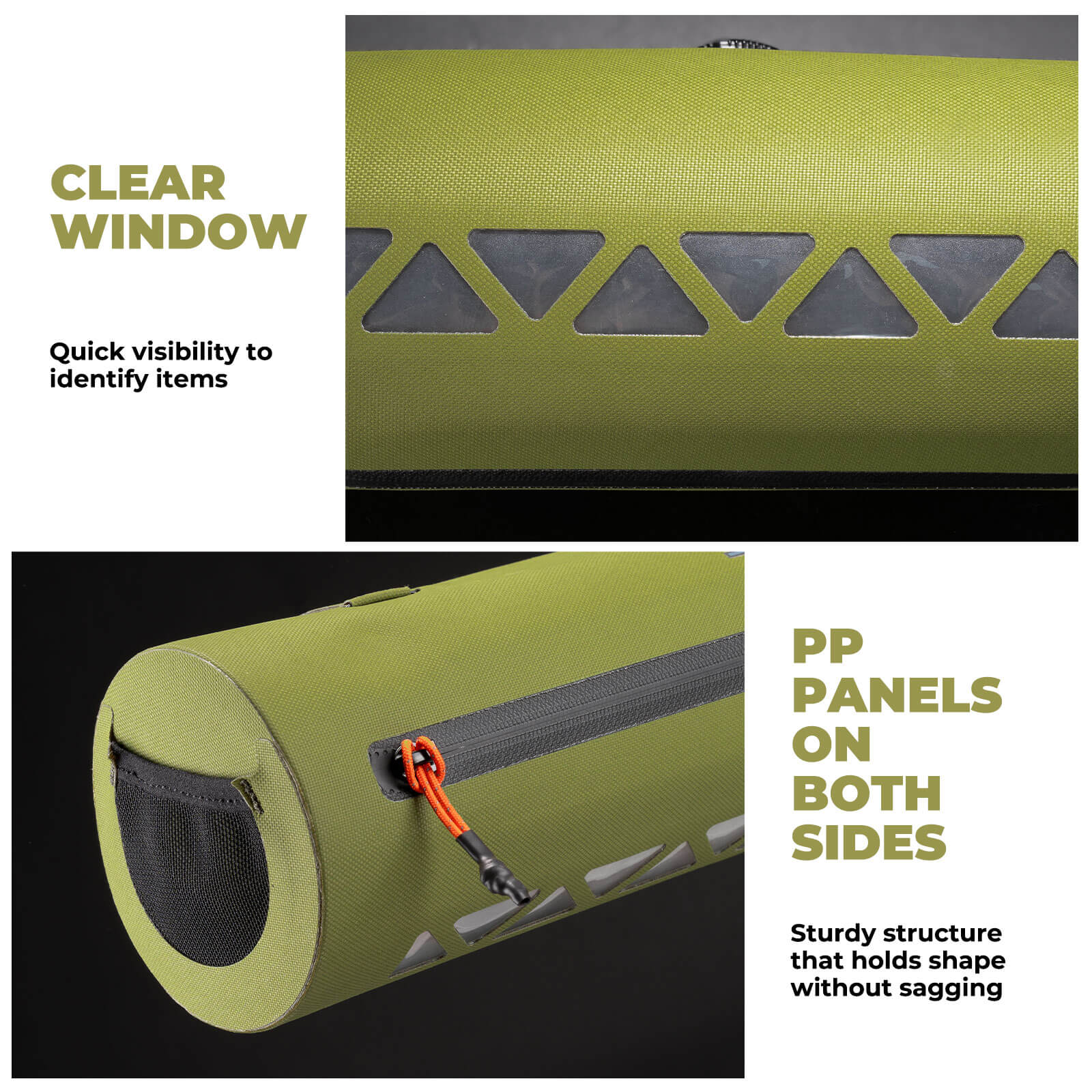 Road-to-Sky bike handlebar bag AS-144 with 2L capacity, 100% waterproof design for secure and convenient storage during all-weather cycling.