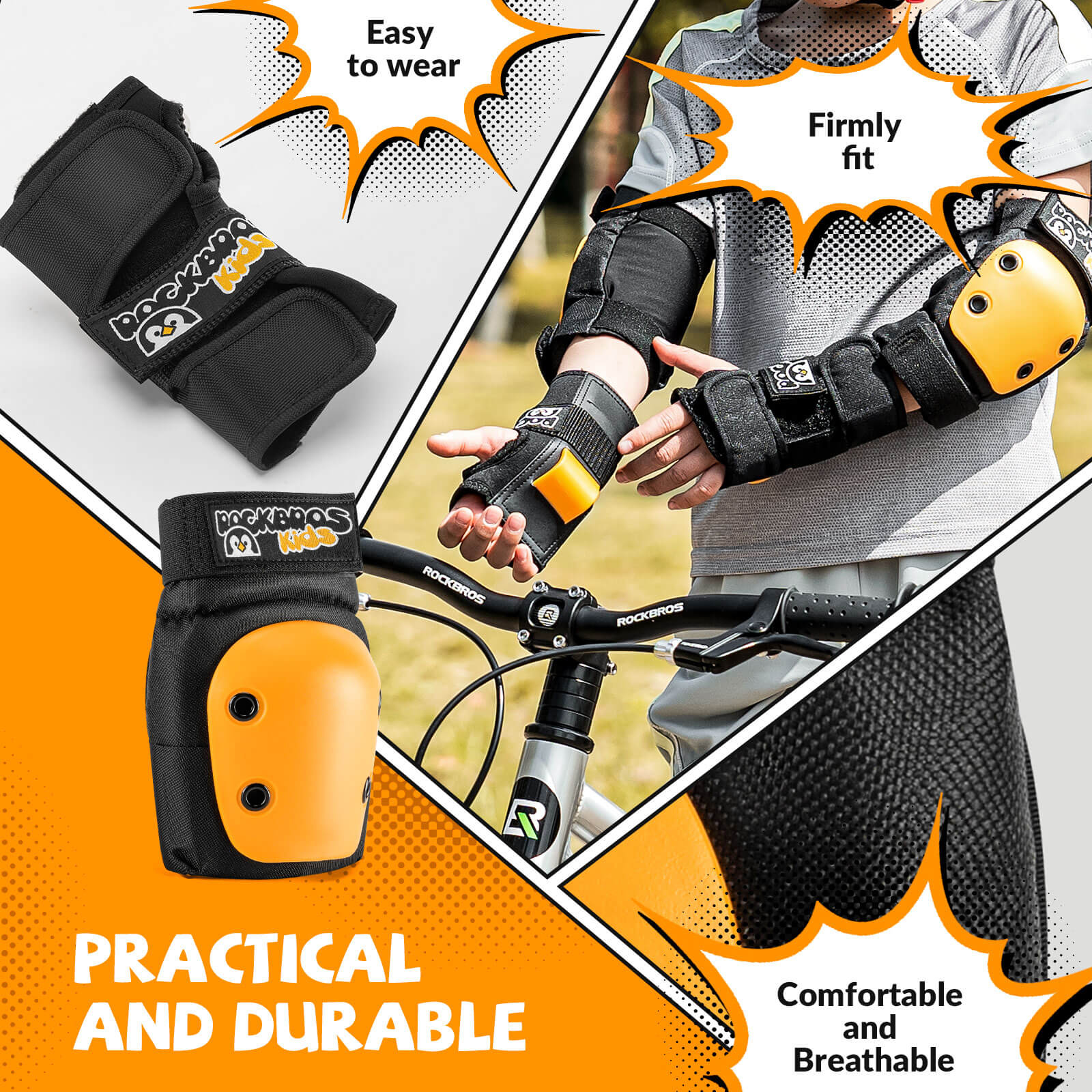 Kids Cycling & Skate Pads Set