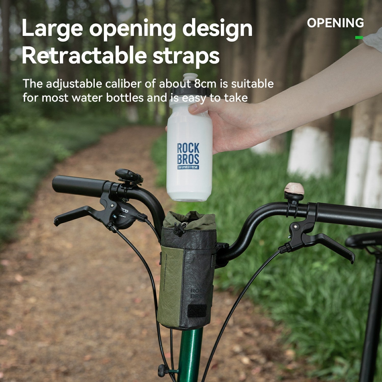 rockbros eco cycling rear bag