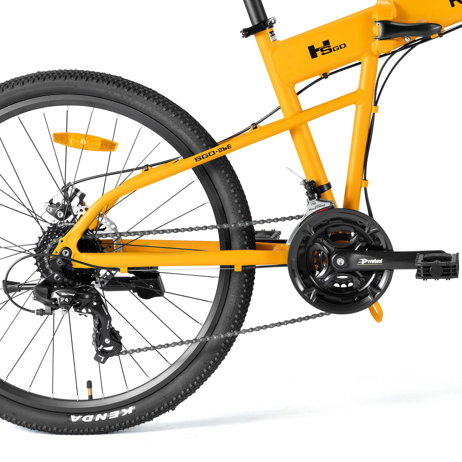 26-Inch Folding Mountain Bike Lightweight Alloy 24-Speed -Scott