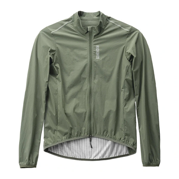 Breathable windproof jacket ideal for headwinds and downhill cycling. #color_Dark Green