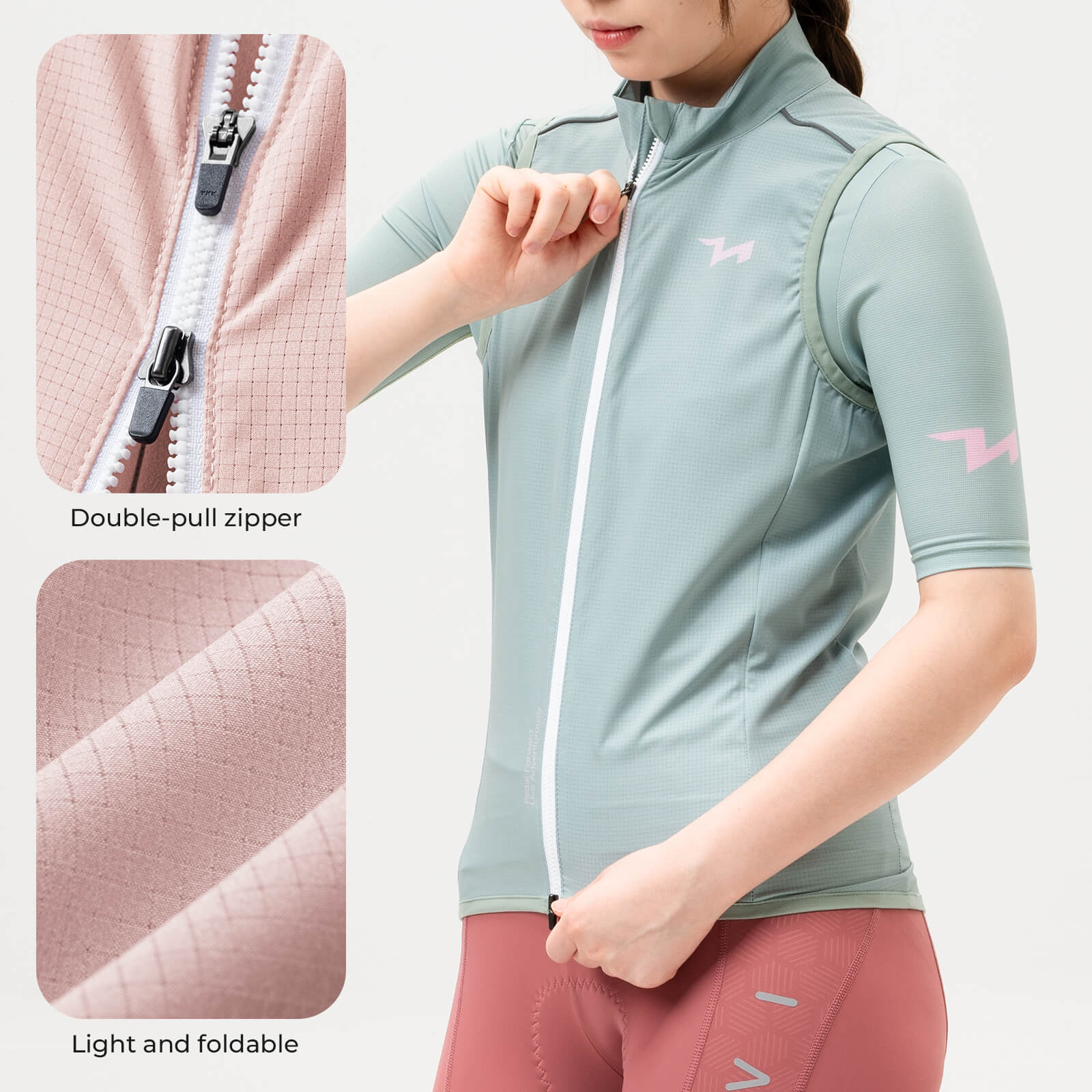 TVI Women's Cycling Vest Windproof