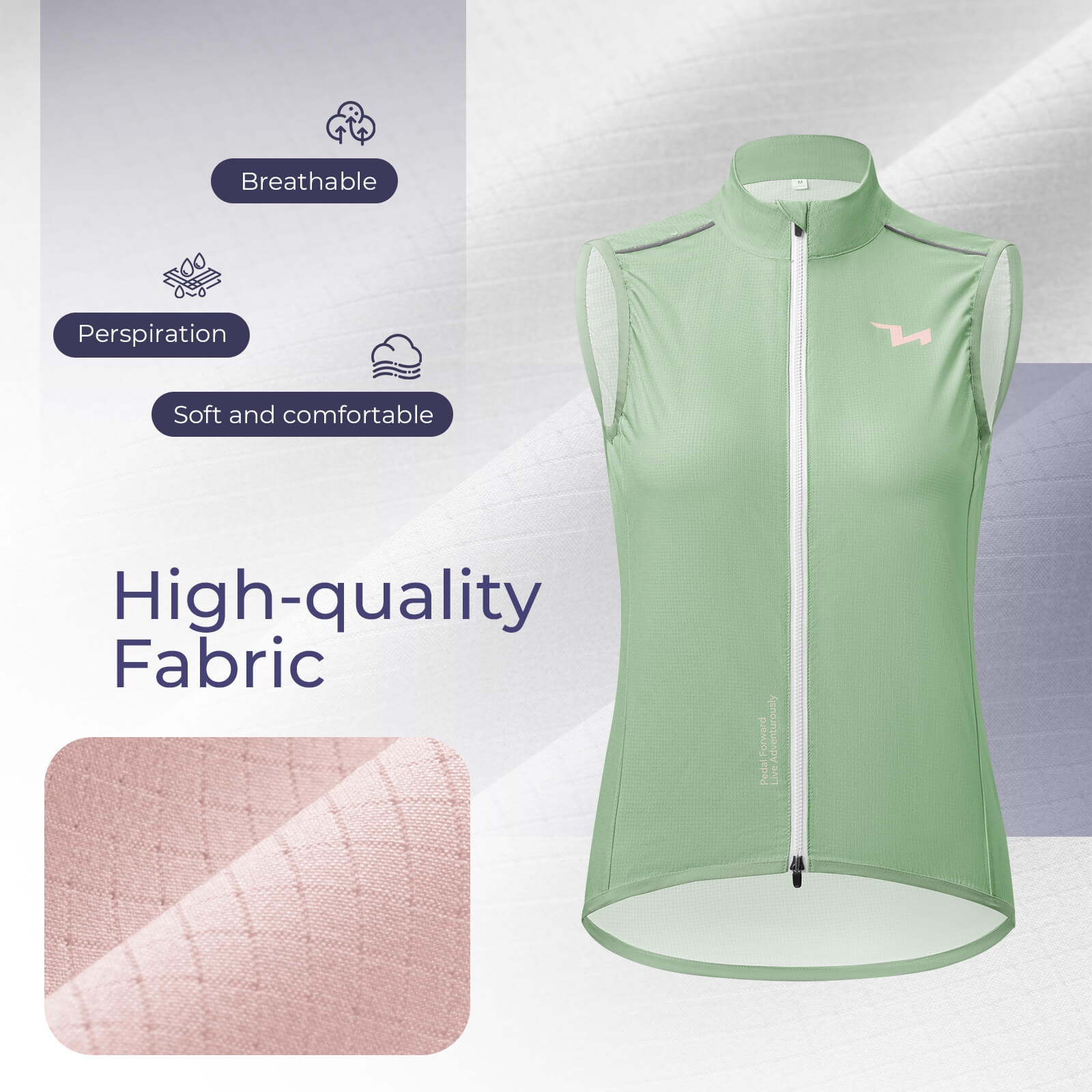 TVI Women's Cycling Vest Windproof