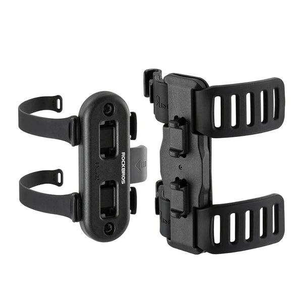 black bike bottle holders on a white background