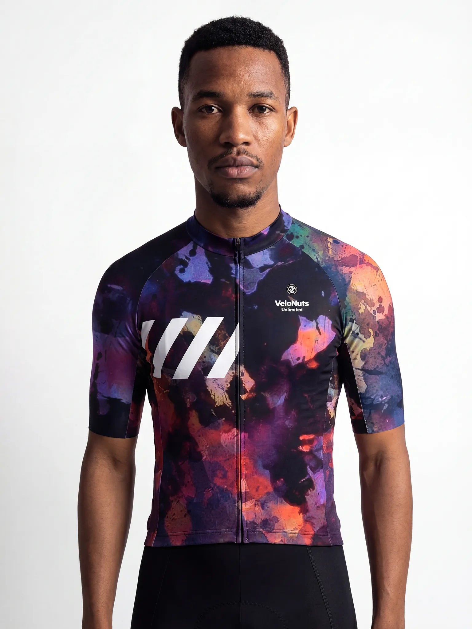 Men's Cycling Jersey Wild Garden#Type_Midnight Petals