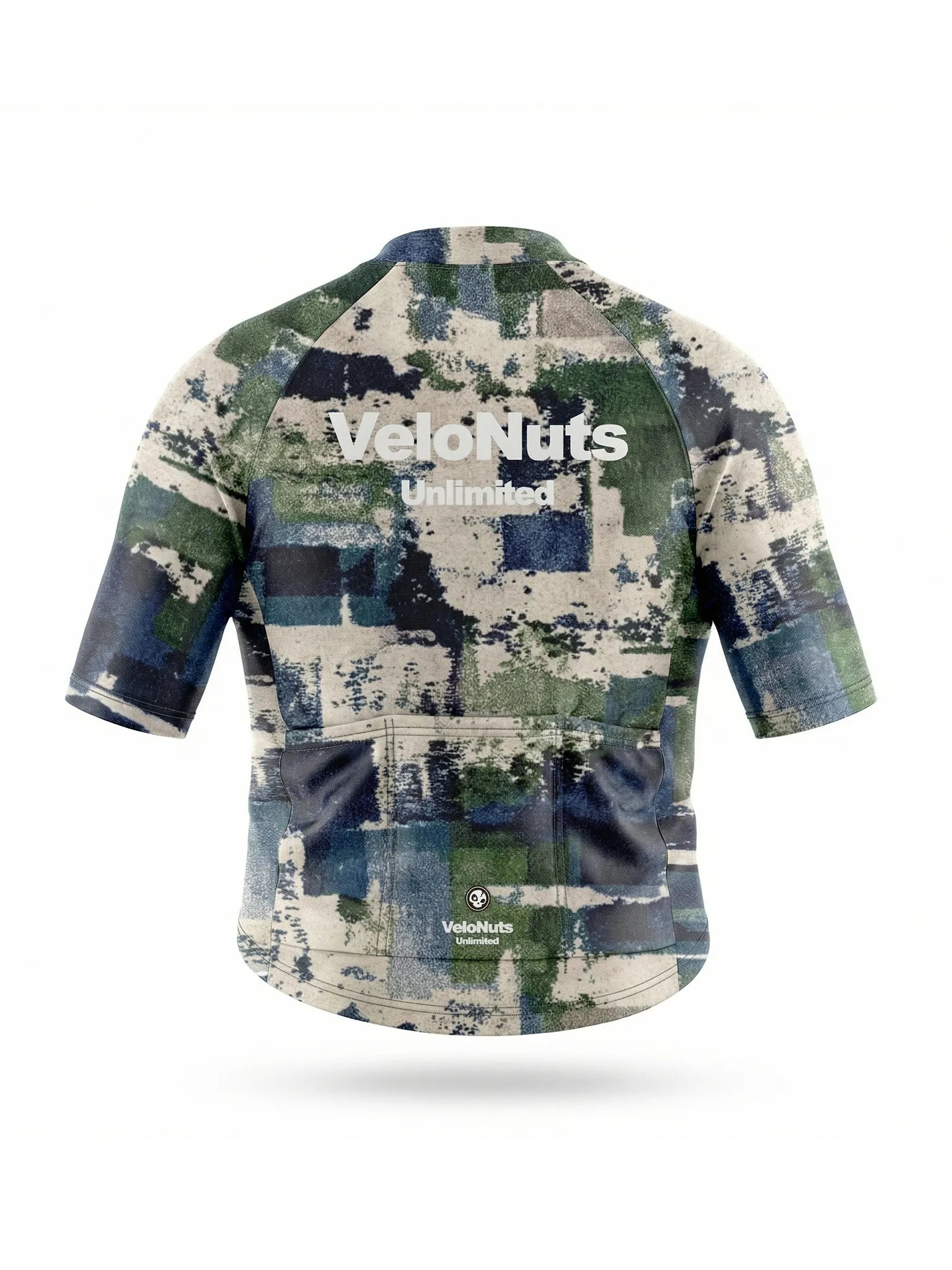 Men's Cycling Jersey Terrain Blocks#Type_Moss Stone Blocks