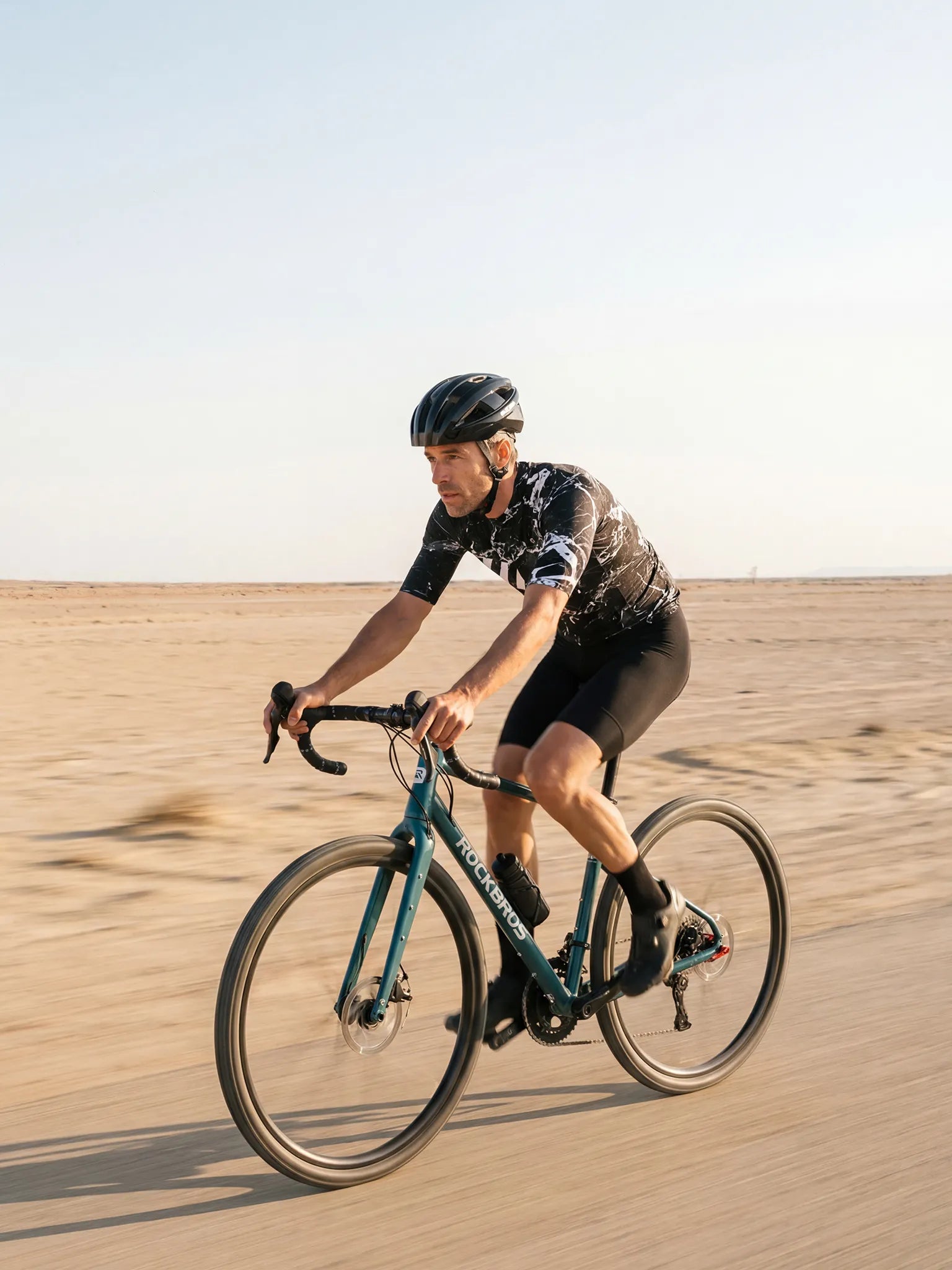 Men's Cycling Jersey Liquid Terrain#Color_Noir Marble