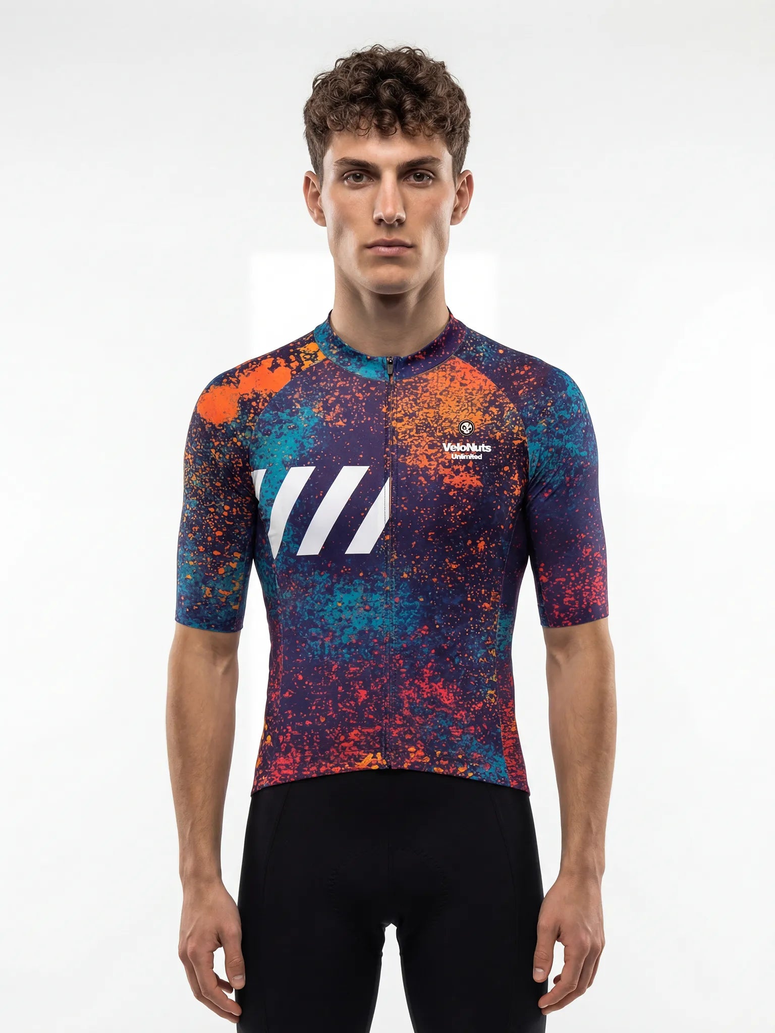 Men's Cycling Jersey Ink Burst#Type_Solar Spray