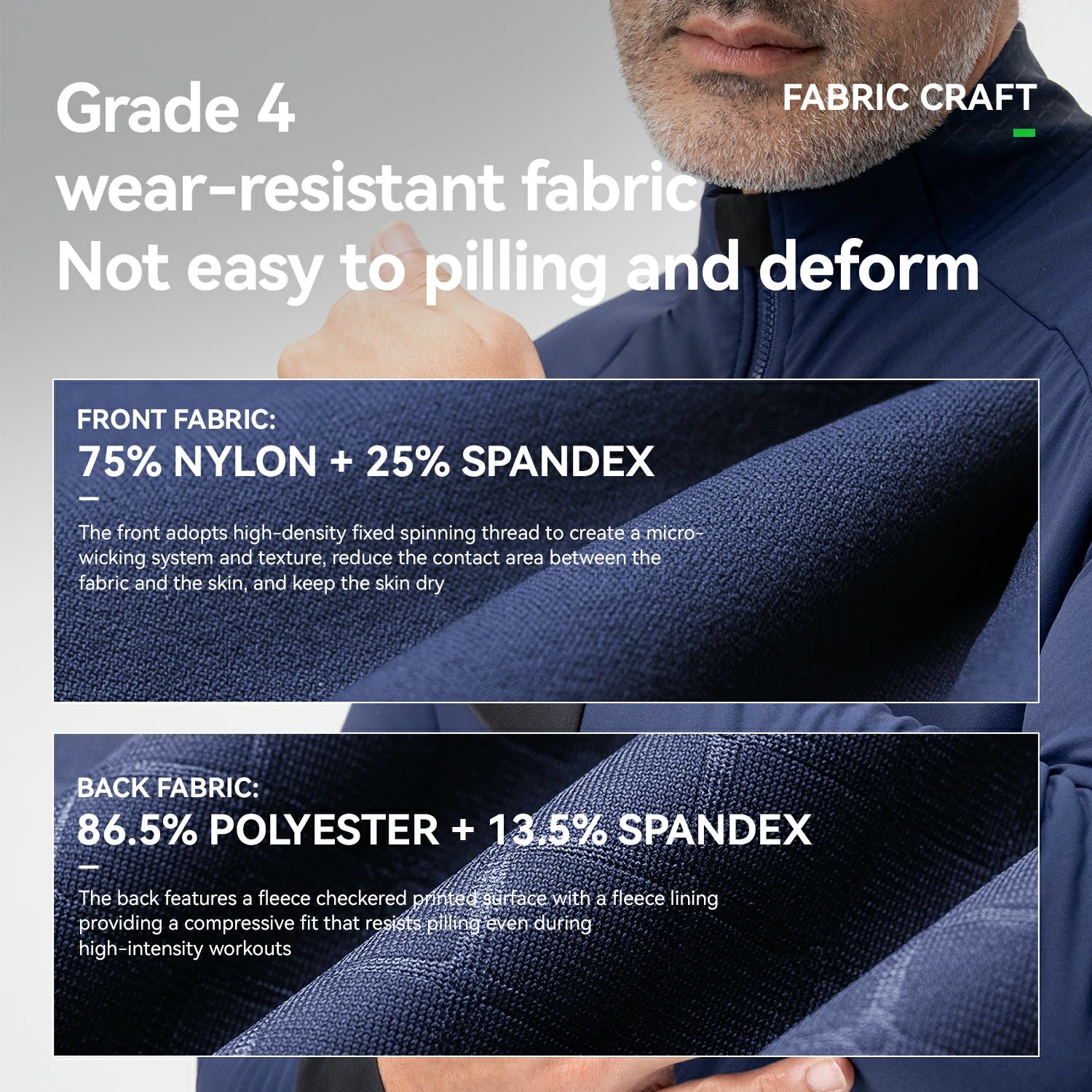 Winter Cycling Jacket Double-Layer Thermal Fleece