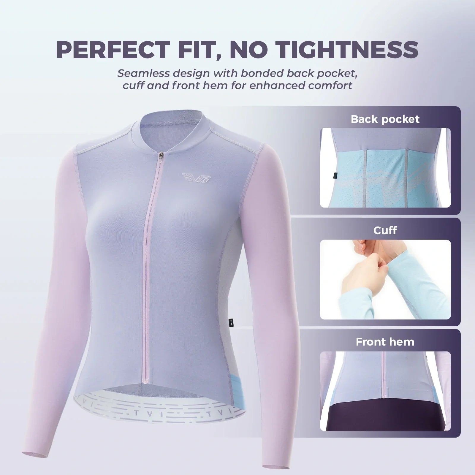 ROCKBROS women cycling jersey breathable moisture long sleeve