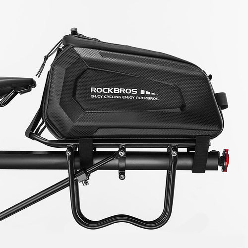 Bike Rear Rack Hard Shell ROCKBROS Hard Shell Bike Trunk Bag