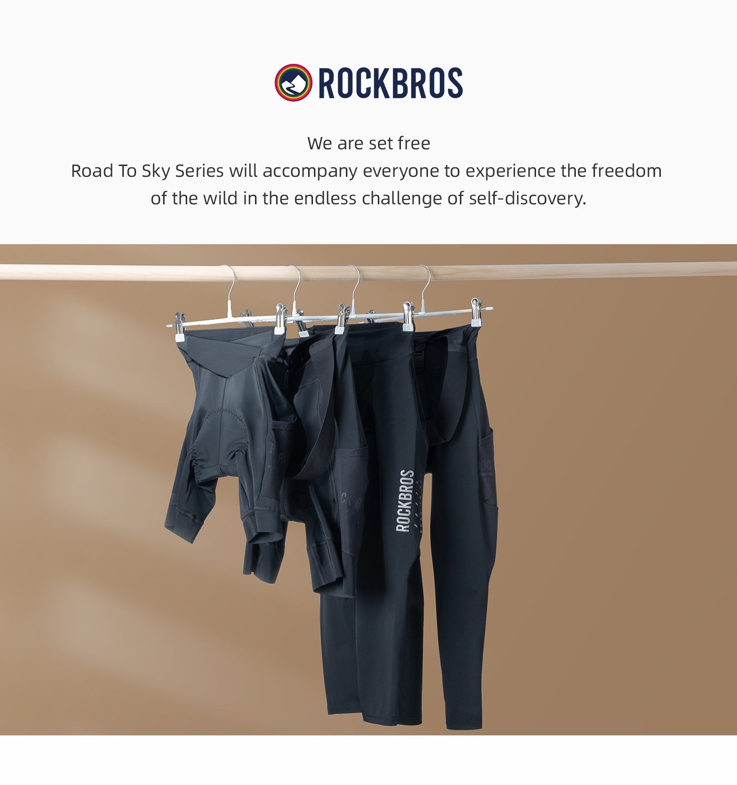 【ROAD TO SKY】by ROCKBROS Women's Cycling Shorts in Black