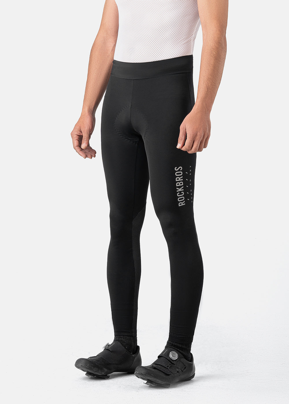 【ROAD TO SKY】by ROCKBROS Men's Cycling Tights in Black