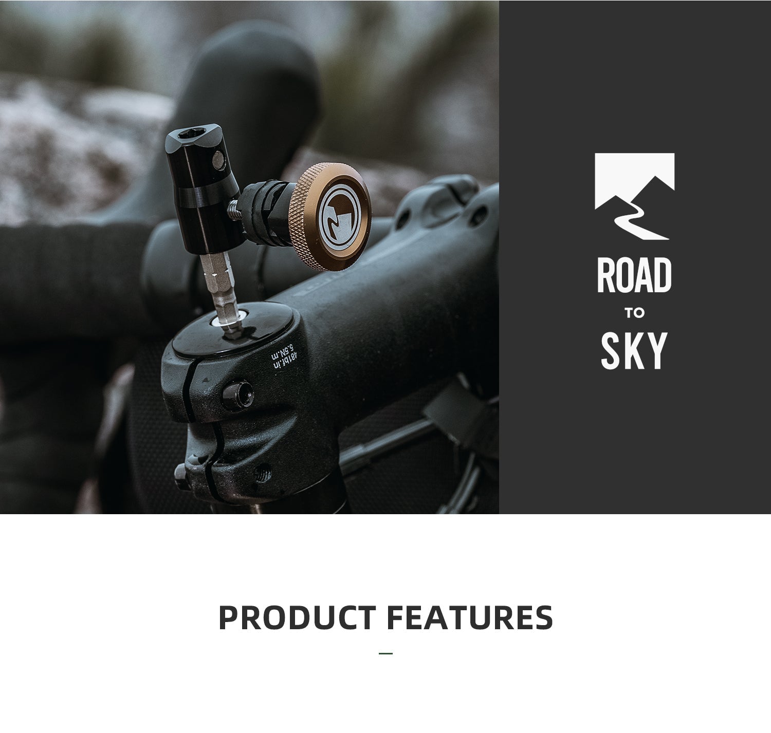 【ROAD TO SKY&VIVK】by ROCKBROS and VIVK Compact Multi-Use Bike Tool Set - Fits in Handlebars