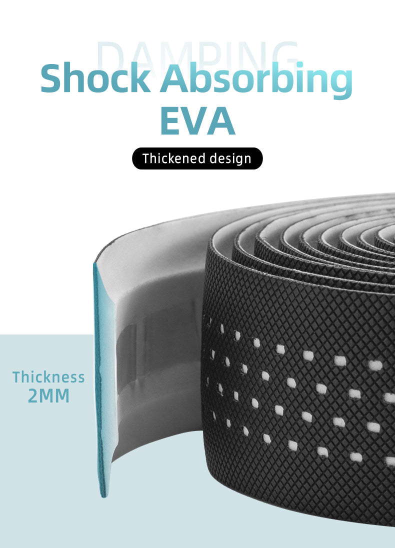 ROCKBROS Handlebar Tape PU EVA Shockproof Soft Wrap in Multiple Colors