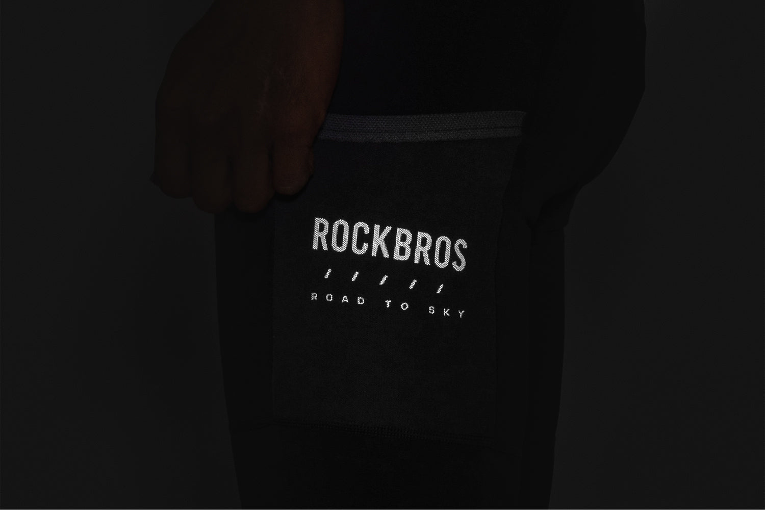 【ROAD TO SKY】by ROCKBROS Men's Cycling Tights in Black