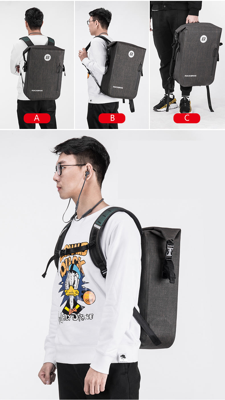 ROCKBROS Deluxe Large Capacity Cycling Backpack
