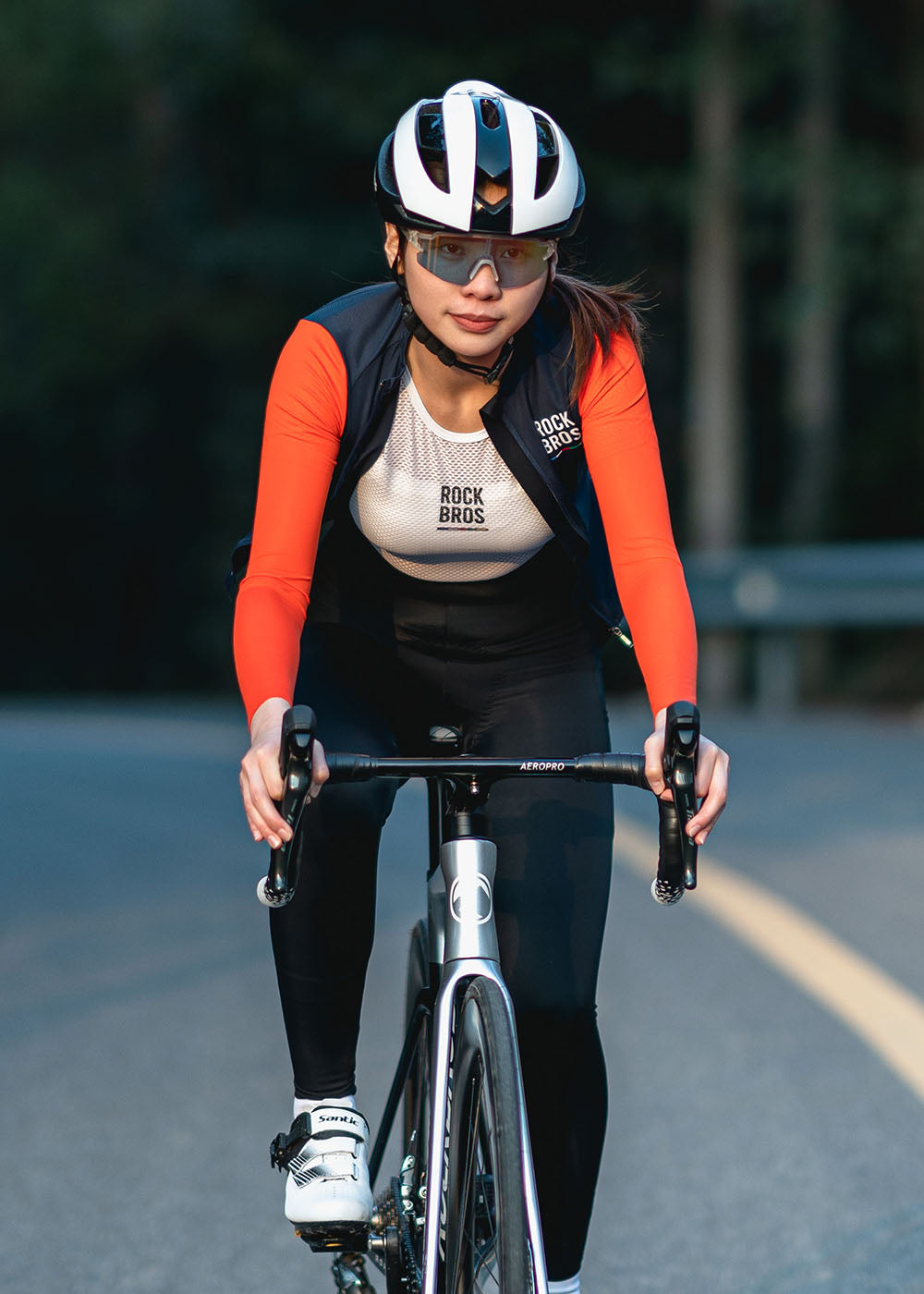 【ROAD TO SKY】 ROCKBROS Cycling Clothes Women's Long-Sleeved Jersey Summer Mountain Road Bicycle Sportswear - ROCKBROSUSA