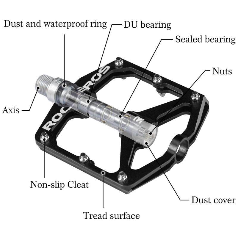 ROCKBROS Ultra Lightweight Bike Pedals in Various Colours (Pair)