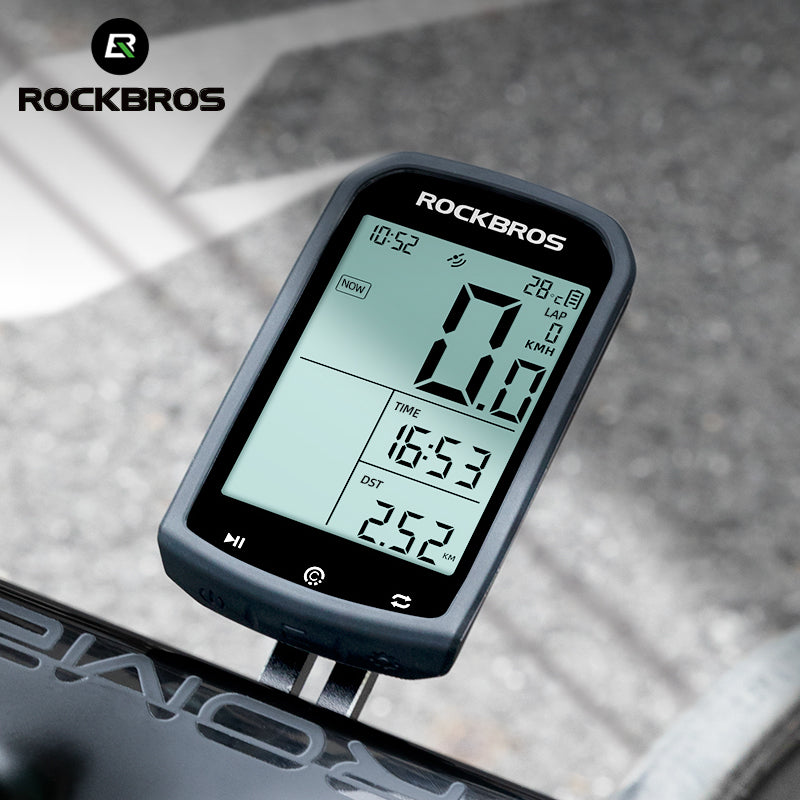 ROCKBROS Wireless Bike Computer - ANT+ Bluetooth, Multi-GPS, Waterproof