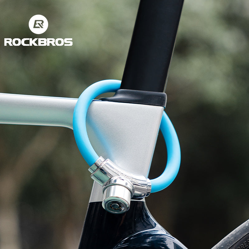 ROCKBROS Bike Cable Lock Portable Bicycle Lock Anti Theft Cable Lock