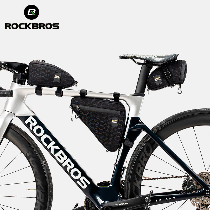 ROCKBROS Bicycle Combination Bags Set - Top Tube, Triangle, Saddle Bags