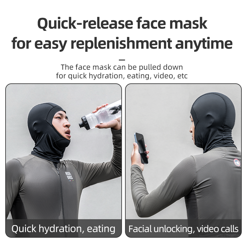 ROCKBROS Cycling Balaclava Bicycle Motorcycle Face Mask Ice Silk Headgear - ROCKBROSUSA