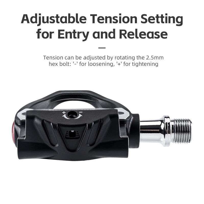 ROCKBROS Road Bike Lock Pedals SPD Bicycle Pedals Sealed Bearings Fit Shimano - ROCKBROSUSA