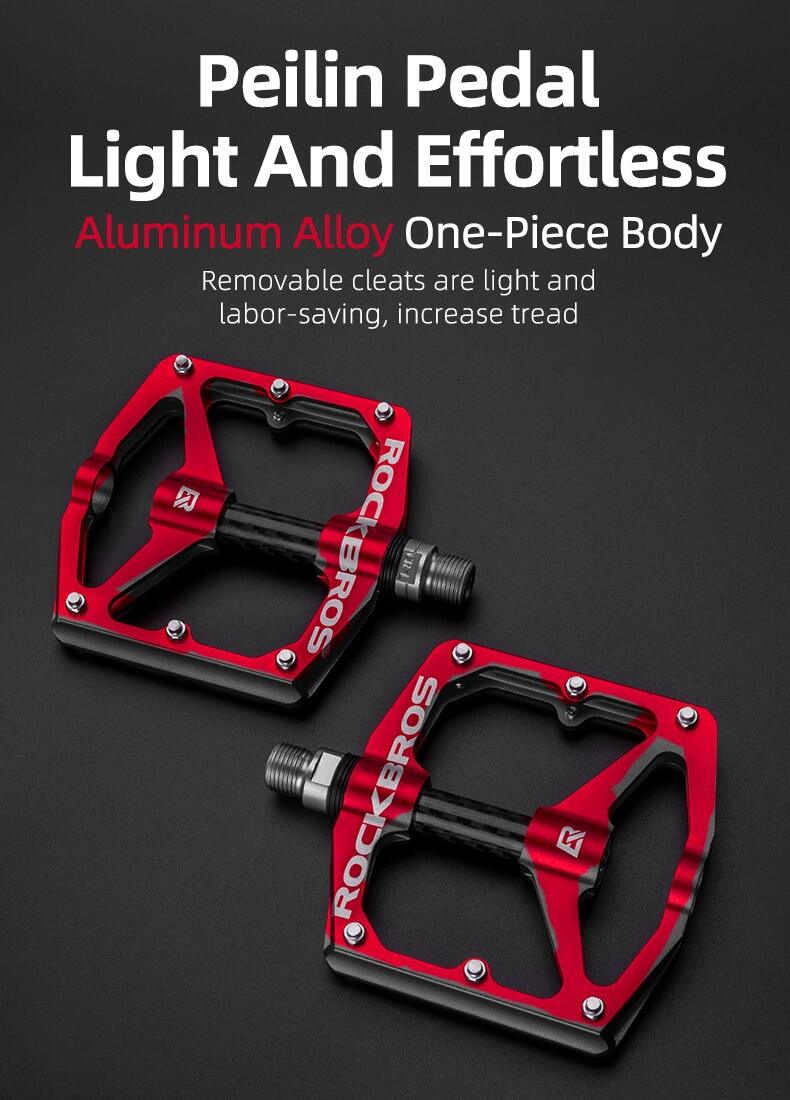 ROCKBROS Ultra Lightweight Bike Pedals in Various Colours (Pair)