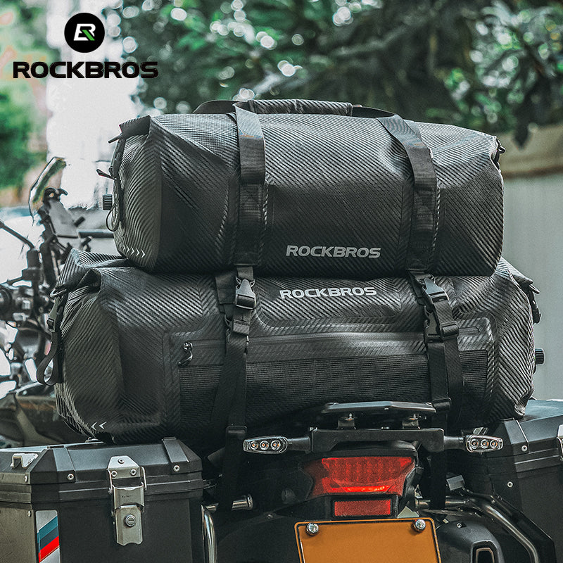 ROCKBROS Motorcycle Rear Tail Bag Saddle Bag Luggage Storage Pannier Waterproof