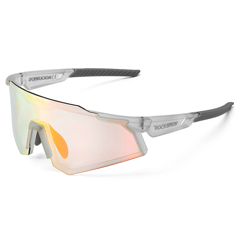 ROCKBROS Cycling Photochromic Glasses Electronic Color Changing SunGla