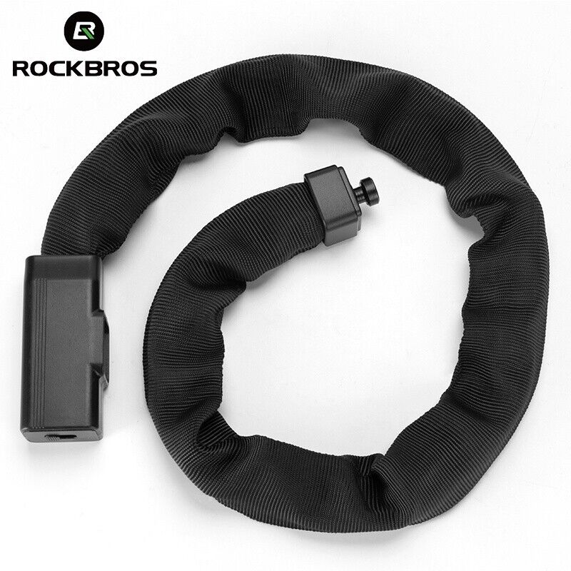 Rockbros Bike Lock Chain With Stable Anti-theft Keys Cycling Road Climbing Lock