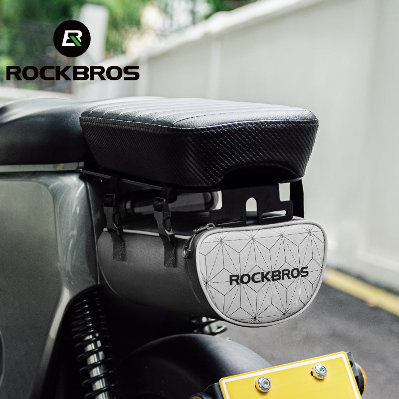 ROCKBROS Electric Bike Bag Rear Seat Storage Bag Breathable Large Capacity Reflective Electric Vehicle Outdoor Motorcycle Travel Bag - ROCKBROSUSA