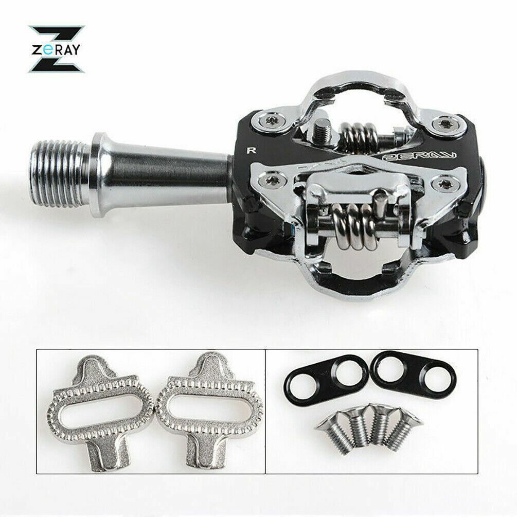 ROCKBROS ZERAY Bike Pedals Self-locking Aluminum Alloy Mountain Bike SPD CR-MO Pedals