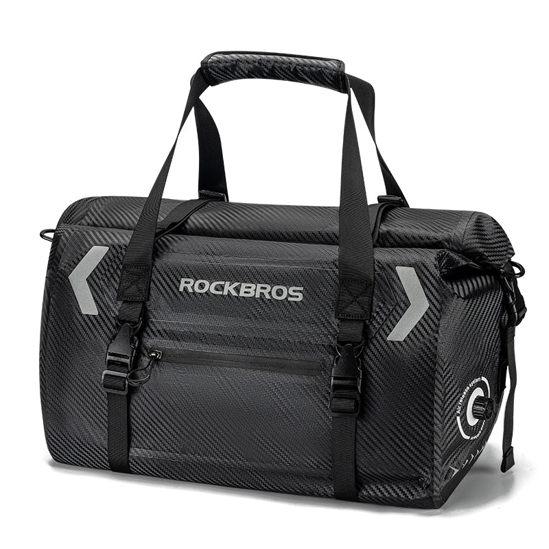 ROCKBROS Motorcycle Rear Tail Bag Saddle Bag Luggage Storage Pannier Waterproof