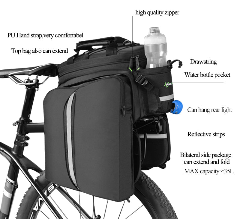 Rear bike panniers online