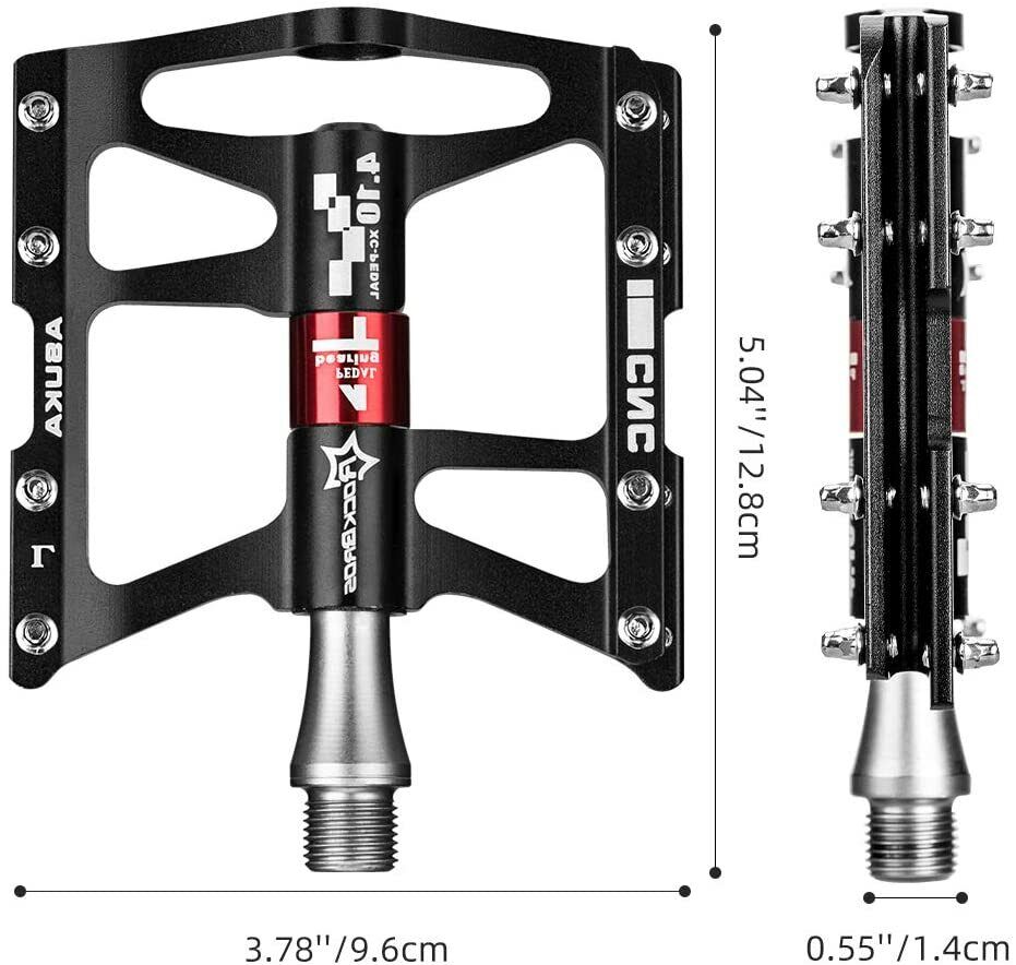 ROCKBROS Super-Smooth Bike Pedals in Various Colours (Pair)