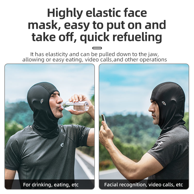 ROCKBROS Cycling Balaclava Motorcycle Bicycle Face Mask Sun UV Protection Headgear - ROCKBROSUSA