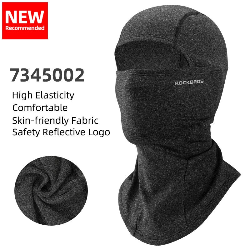 ROCKBROS Winter Cycling Mask Fleece Thermal Keep Warm Windproof Cycling Face Mask Balaclava Ski Mask Fishing Skiing Hat Headwear