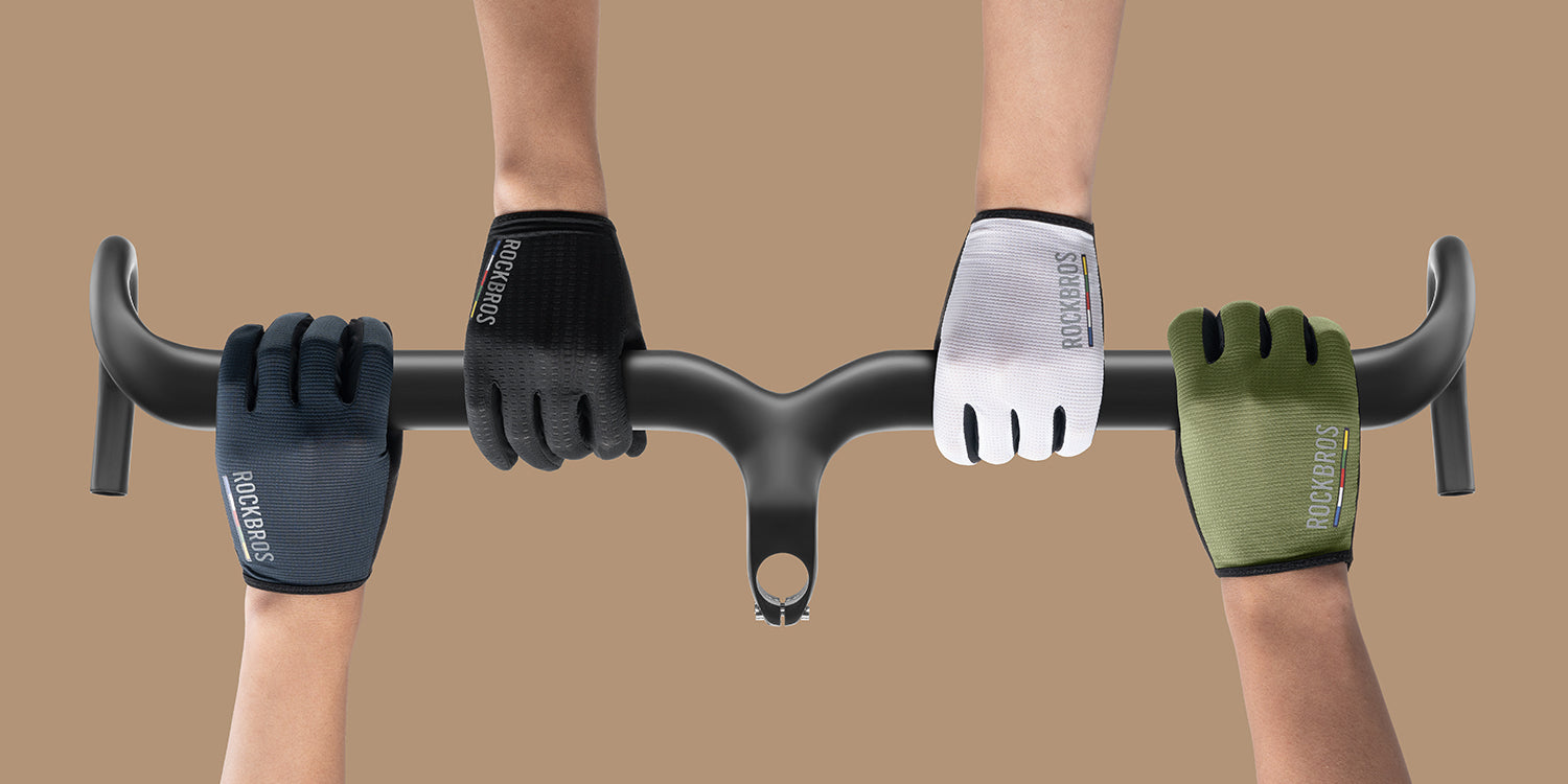 【ROAD TO SKY】by ROCKBROS Anti-Slip Cycling Gloves in Various Colours