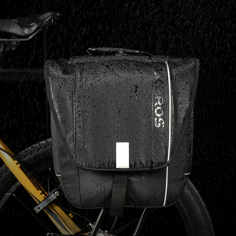 ROCKBROS Super 30-Litre Bicycle Saddlebags in Black