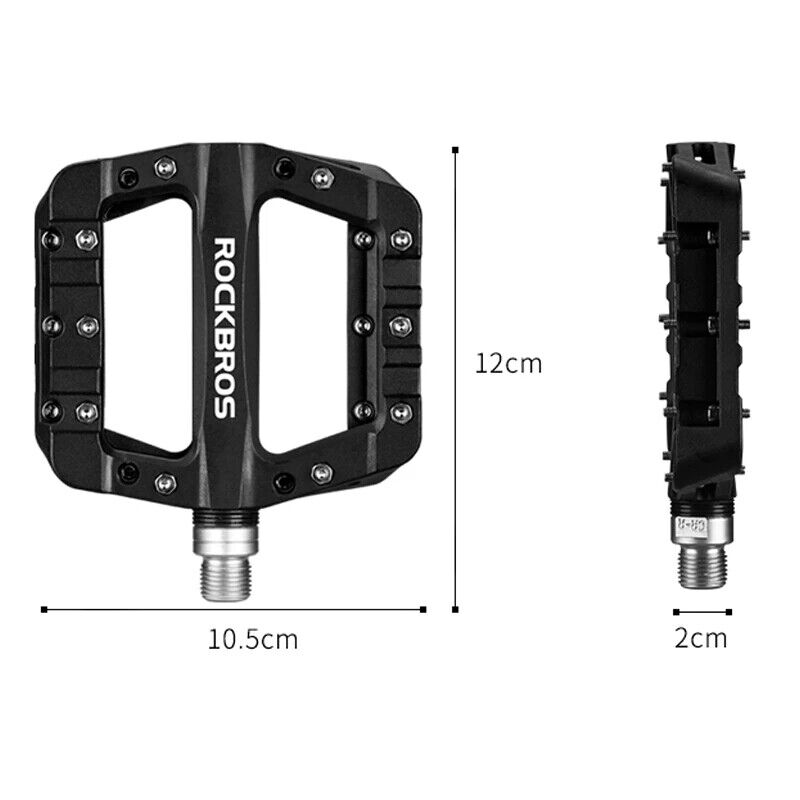 ROCKBROS Lightweight Bike Pedals in Various Colours (Pair)