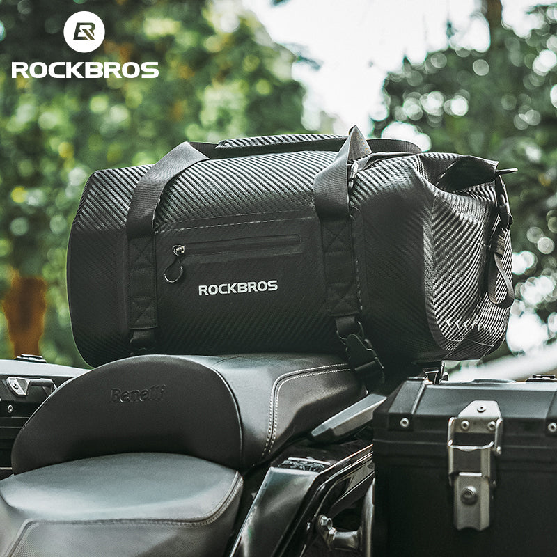 ROCKBROS Motorcycle Rear Tail Bag Saddle Bag Luggage Storage Pannier Waterproof