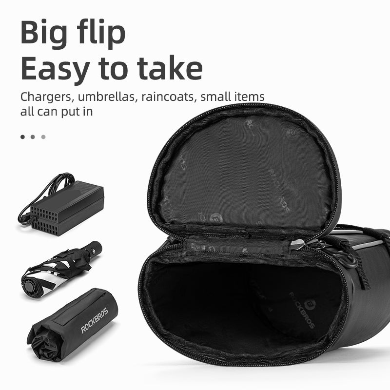 ROCKBROS Electric Bike Bag Rear Seat Storage Bag Breathable Large Capacity Reflective Electric Vehicle Outdoor Motorcycle Travel Bag - ROCKBROSUSA