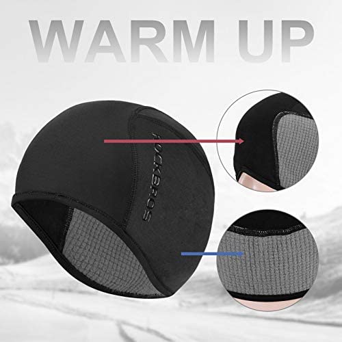 ROCKBROS Thermal Fleece Helmet Liner - Winter Cycling Skull Cap