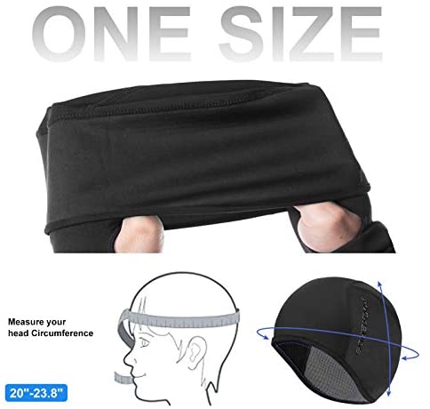 ROCKBROS Thermal Fleece Helmet Liner - Winter Cycling Skull Cap