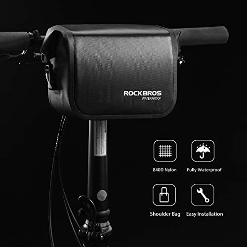 ROCKBROS Bike Handlebar Bag Waterproof 3L