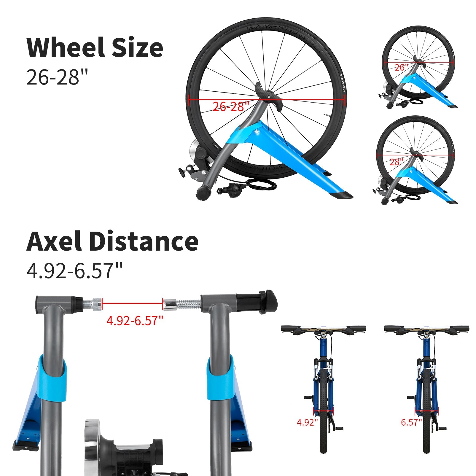 ROCKBROS-Bike Trainer Stand for Indoor Riding Bicycle Exercise Magnetic Stand