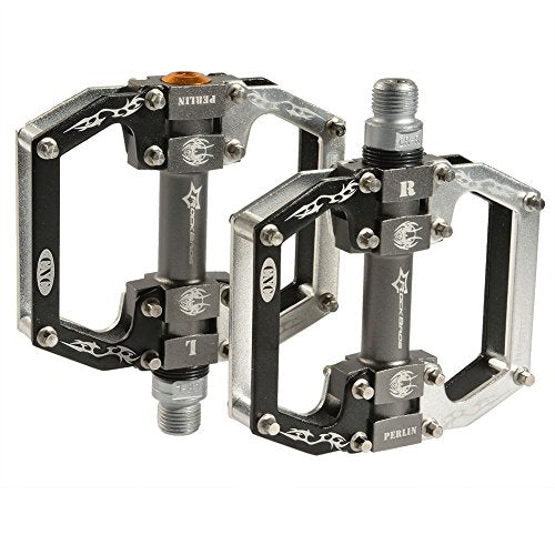 ROCKBROS Flat BMX Bike Pedals in Various Colours (Pair)