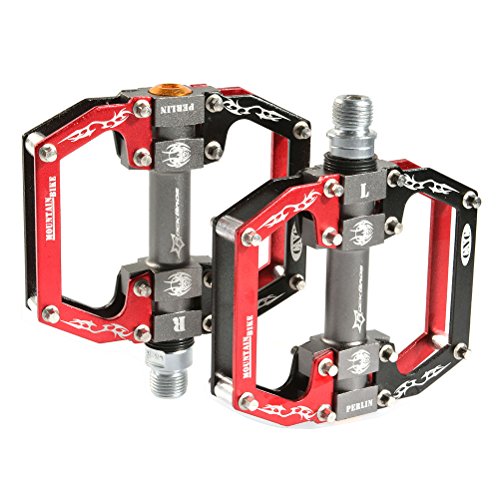 ROCKBROS Flat BMX Bike Pedals in Various Colours Pair